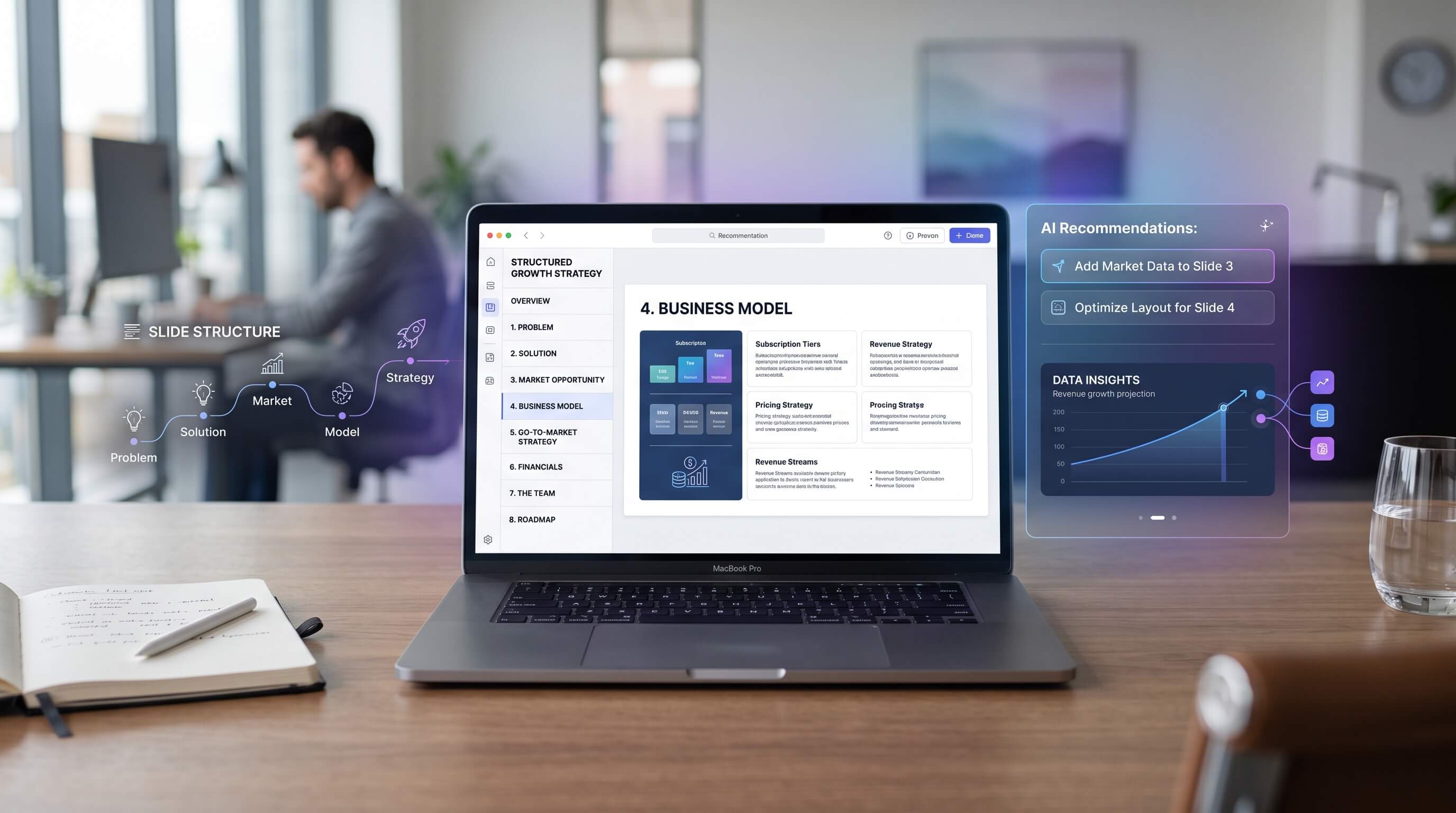 How to Use AI to Structure a Business Presentation