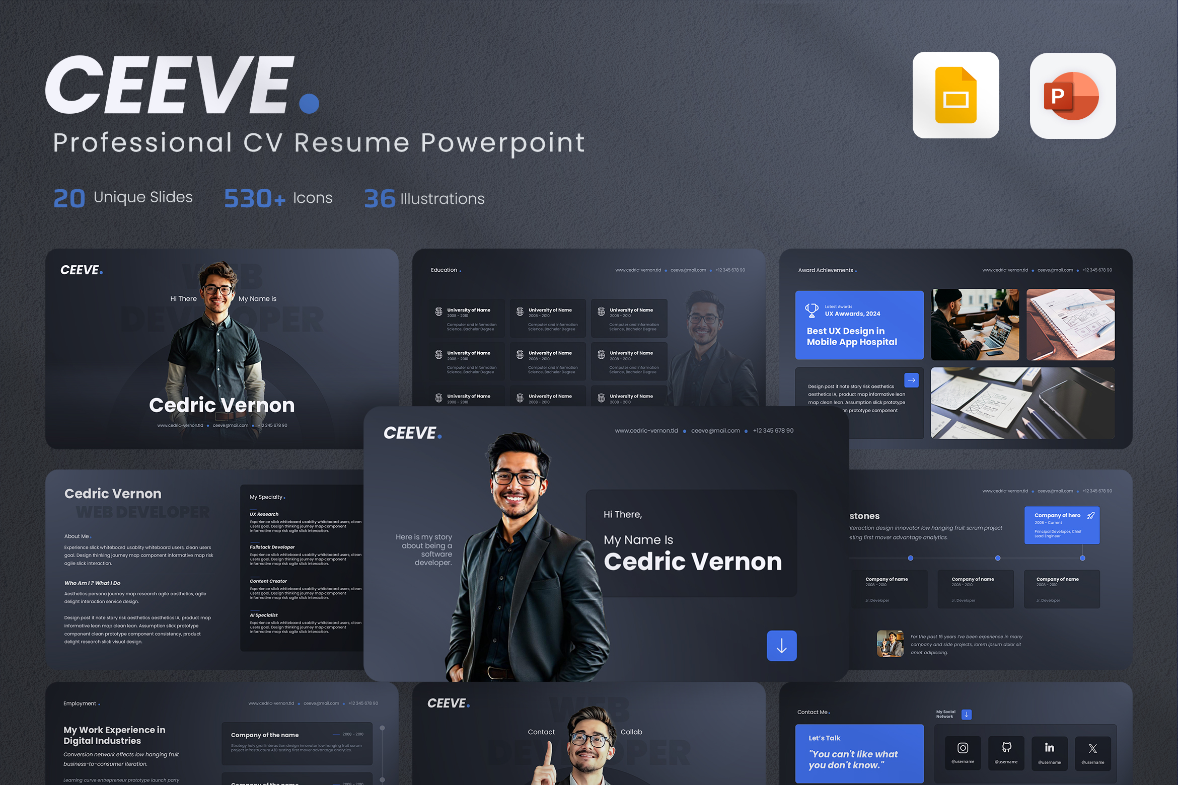 CEEVE - Professional CV Resume Template