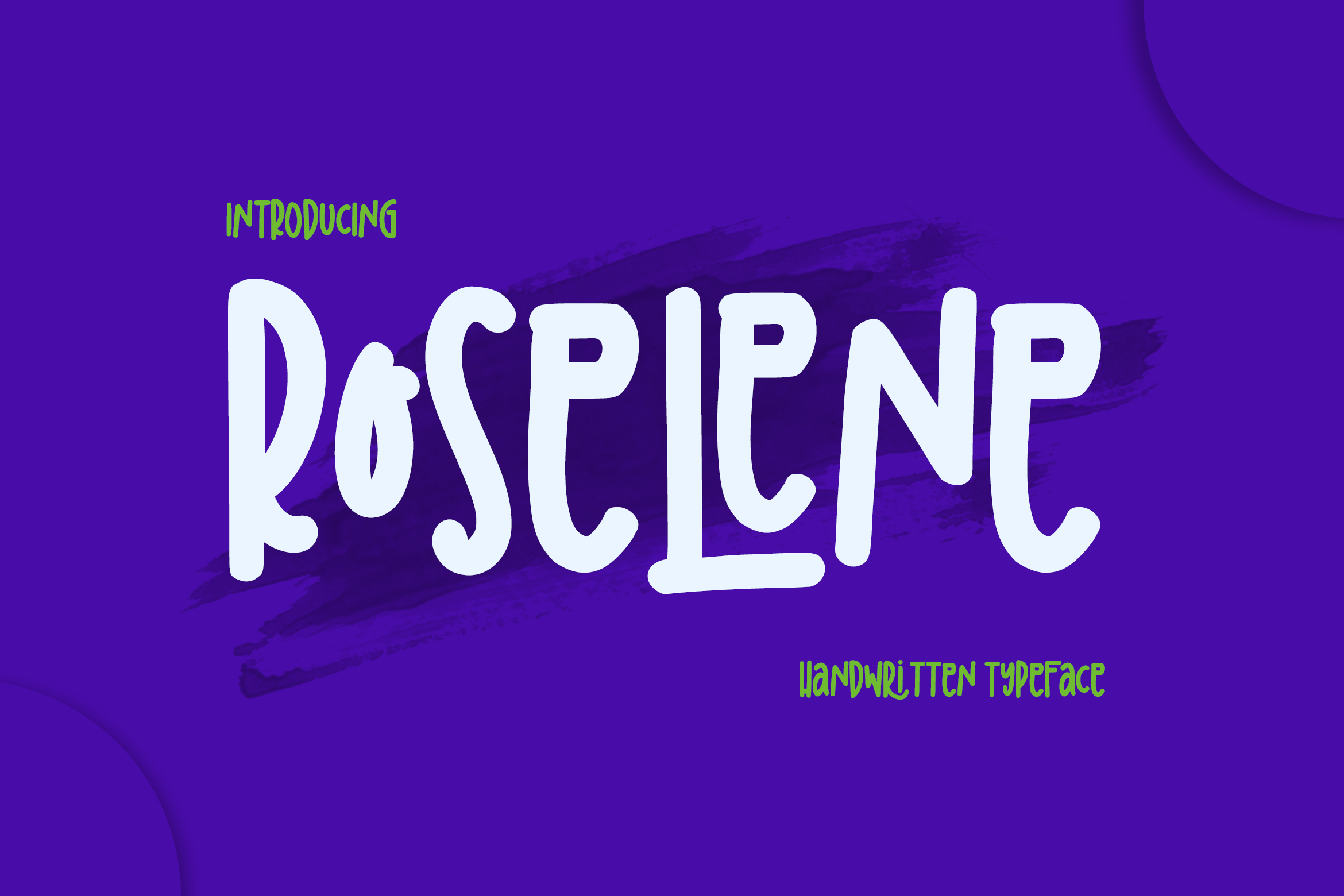 Roselene Playfull Handwritten Font